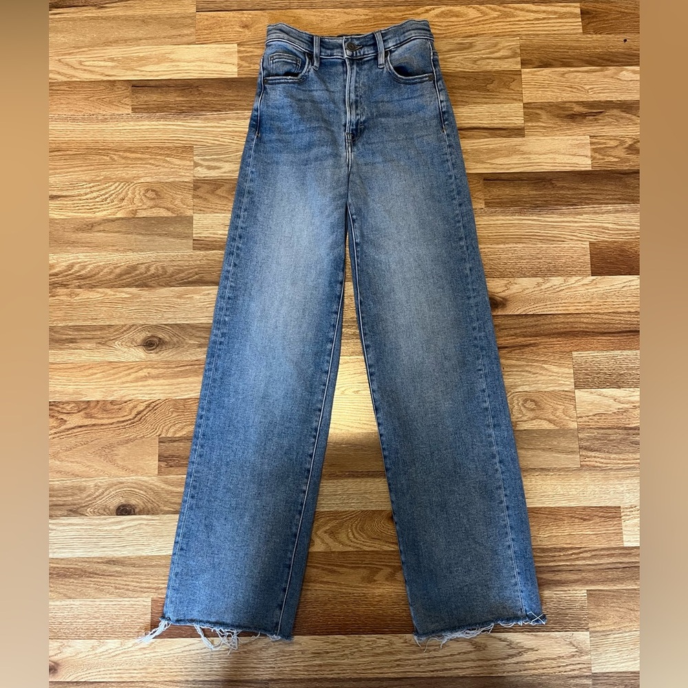 Hidden Jeans Mid Rise Wide Leg Jeans